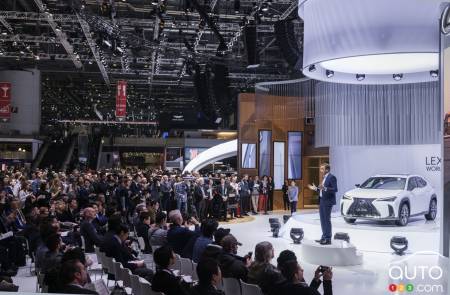 Présentation Lexus au Salon de Genève, 2018